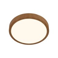 Briloner Runa LED-plafondi Ø 28 cm puu