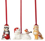 Villeroy&Boch Xmas koriste Nostalgic Ornaments kissat 3-os.