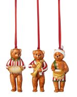 Villeroy&Boch Xmas koriste Nostalgic Ornaments nallet 3-os.