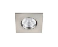 Trio Lighting LED alasvalo Zagros IP65 harjattu teräs neliö