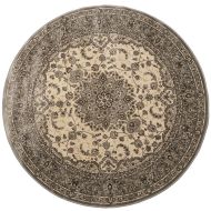 Ihankotona matto Palace Ø100 cm harmaa/beige