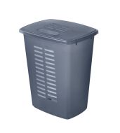 Orthex Likapyykkikori 60 L tummanharmaa