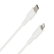 Wave lataava datakaapeli USB Type-C - Lightning 1m valkoinen