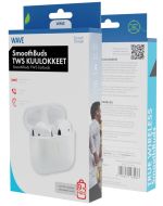 Wave nappikuulokkeet SmoothBuds TWS Bluetooth valkoinen