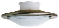 Heat Alfa plafondi 31 cm antiikkimessinki