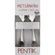 Pentik Metsänväki pikkulusikka 2 kpl, 15x7x3 cm