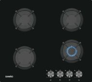 Sunwind kaasuliesitaso Chef 60 cm musta