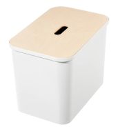 Smartstore Collect lajitteluastia vanerikannella 76 L valkoinen