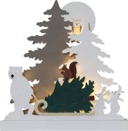 Star Trading pöytäkoriste Forest Friends 38 cm