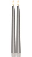 Star Trading LED-antiikkikynttilä Flamme Metal 28,5 cm 2 kpl