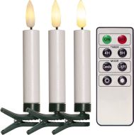 Star Trading LED-kuusenkynttiläsarja Flamme 10 kpl
