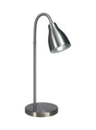 Aneta Lighting Pöytävalaisin Sarek satiiniteräs