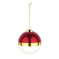 Alessi joulupallo Delight puhallettua lasia halk. 9 cm