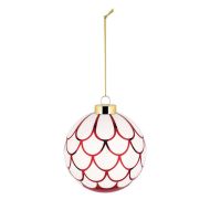 Alessi joulupallo Delight puhallettua lasia halk. 9 cm